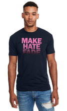 Load image into Gallery viewer, SALE!!! MAKE HATE FADE (unisex) Form Fitting Crewneck T-Shirt.
