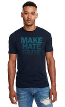 Load image into Gallery viewer, SALE!!! MAKE HATE FADE (unisex) Form Fitting Crewneck T-Shirt.
