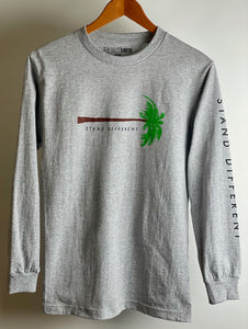 STAND DIFFERENT Grey Long Sleeve T-Shirt